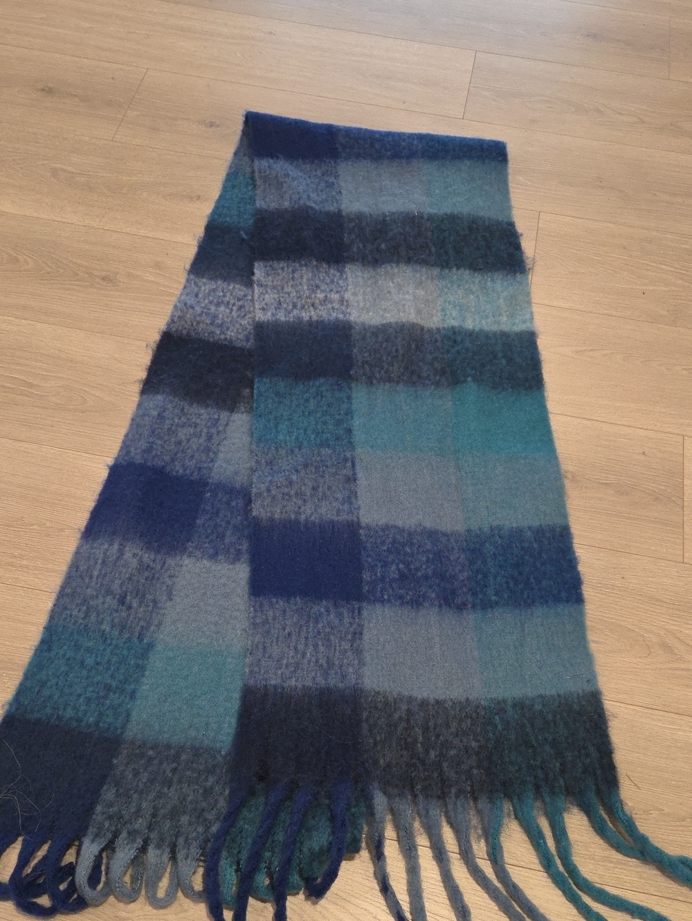 Free People Plaid Scarf